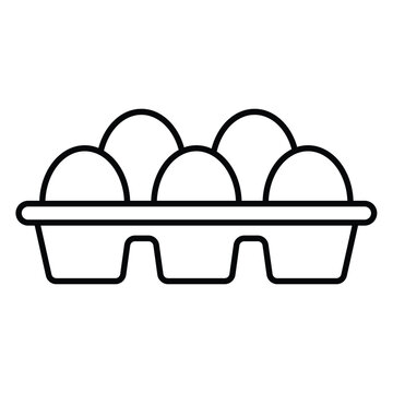 recommend clip art: eggs box carton food icon vector
