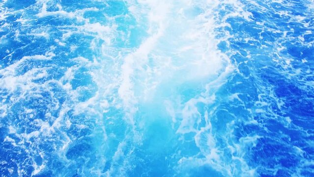 turquoise sea waves