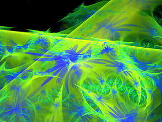 Imaginatory fractal abstract background Image