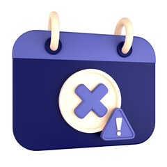 3d illustration of Empty Event. empty states 3D concept. 3d render