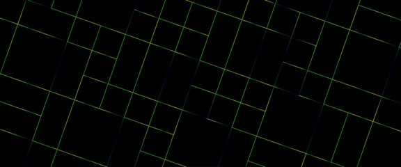 Geometric simple green and black minimalistic pattern, diagonal thin lines, abstract geometric lines with green and black background, technology modern background with geometrical shapes.