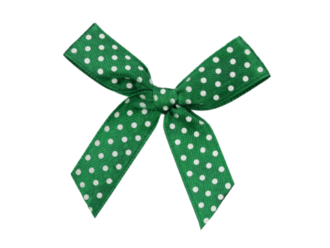 gift satin bow for gift decoration, isolated on a white 