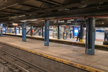 Metro station in New York