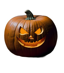  Halloween pumpkin,  Illustration by Generative Ai	