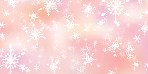 クリスマス　雪　風景　背景