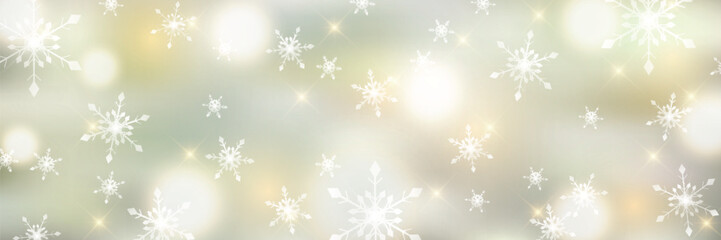 Fototapeta na wymiar クリスマス　雪　風景　背景