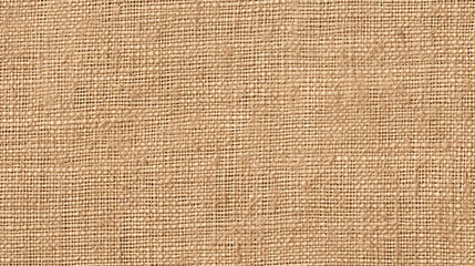 Jute hessian sackcloth canvas woven texture pattern background in light beige cream brown color blank empty - obrazy, fototapety, plakaty