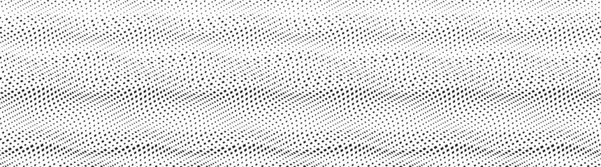 Background with squares halftone dots. Halftone vector background. Monochrome halftone pattern. Abstract geometric dots background. Pop Art comic background for website, card, poster. - obrazy, fototapety, plakaty
