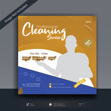 social media post vector template design