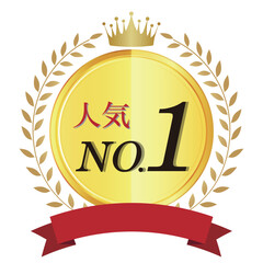 王冠　メダル　金　ローレル　アイコン