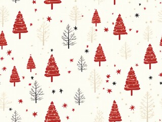 snow winter seamless pattern template