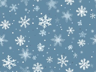 Fototapeta na wymiar snow winter seamless pattern template