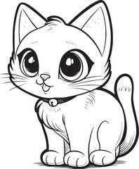 cat cartoon coloring