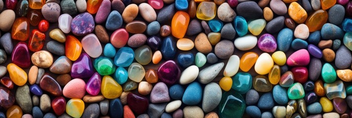 Fototapeta na wymiar colorful small stones