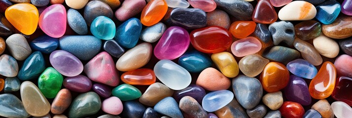 Fototapeta na wymiar colorful small stones