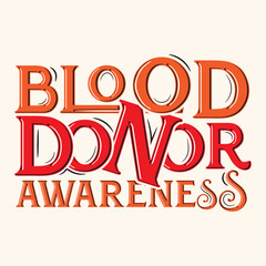 Blood Donor Awareness Svg T-Shirt Design