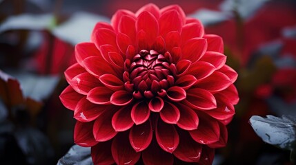 Nature's Solo: Single Blooming Flower with Petals of Perfection- generative AI