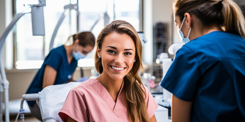 Dental Assistant in Action: Assisting Dentists and Managing Patient Records
