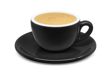 Fototapeta premium カフェオレのイラスト リアル