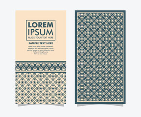 Vector - Geometric ethnic pattern traditional design batik pattern