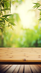 Bamboo table background