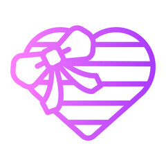 Heart Shapped Gifbox With Ribbon 