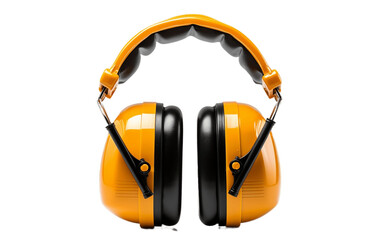 Bluetooth headphones, Ear phone  isolated on transparent background.