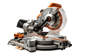 Iron cutter machine isolated on transparent background.