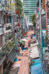 A view of the Bangkok alley