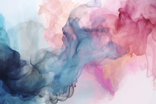 Abstract splashed watercolor textured background