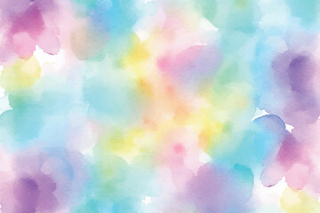 Abstract rainbow colors watercolor background