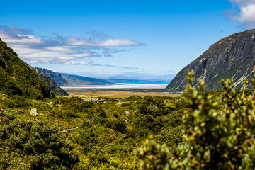 Obraz premium Mt Cook, New Zealand