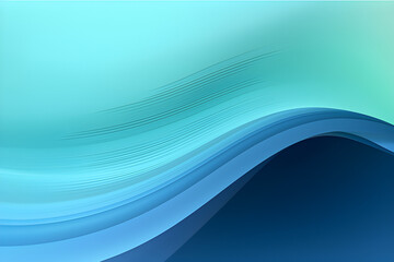 Futuristic Banner Background With Cadet Blue, Light Sea Green and Midnight Blue Color. Modern Soft Curvy Waves Background Design.