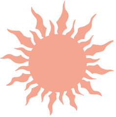 abstract sun vector illustration