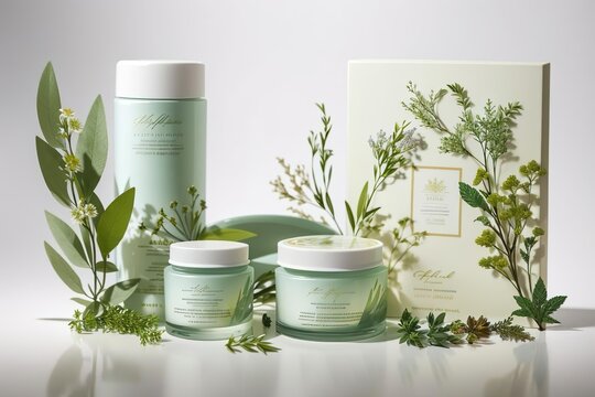 spa still life with candle cosmetic background 