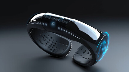 Futuristic wearable technology like smartwatches