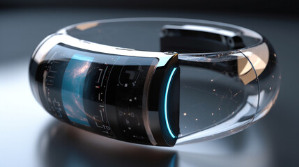 Futuristic wearable technology like smartwatches