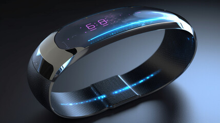 Futuristic wearable technology like smartwatches