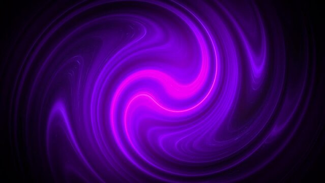 High energy plasma field. Dark futuristic hi-tech abstract motion background. Neon glow bright pink purple flow. Black backdrop. Loop fractal animation. Digital cover. Technology wallpaper. Led light