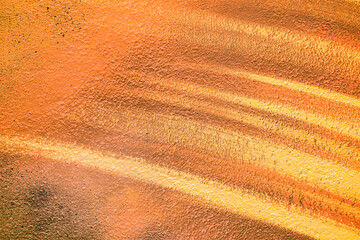 Colorful abstract brush strip drawing on the walls of the city. Striped pattern for wallpaper design. Beautiful bright colorful street art graffiti background.