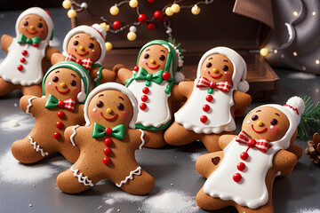 3d gingerbread man christmas cookie