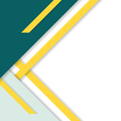 Obraz premium Modern Geometric Border With Shadow