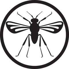 Modern Mosquito Vector Design Artistic Mosquito Logo