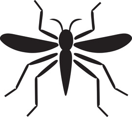 Detailed Mosquito Illustration Geometric Mosquito Symbolism