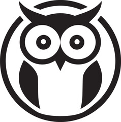 Owl Profile Badge Template Ethereal Owl Vector Art