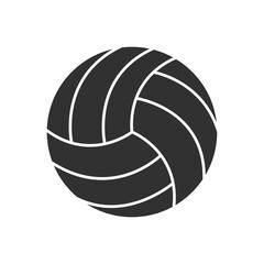 Volleyball icon isolated on transparent background. - obrazy, fototapety, plakaty