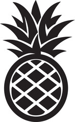 Obraz premium Pineapple in the Night Sky Sleek Pineapple Profile