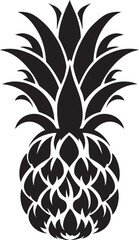 Obraz premium Mysterious Pineapple Mark Chic Pineapple Silhouette