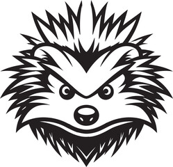 Porcupine Quill Iconic Insignia Black Porcupine Spike Seal