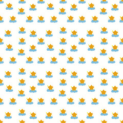  Beautiful seamless star pattern design for decorating, backdrop, fabric, wallpaper and etc.